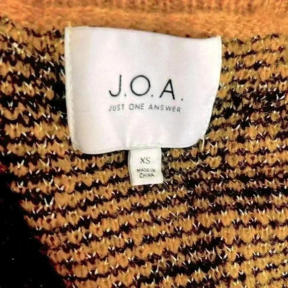 J.O.A Just One Answer leopard cardigan sweater - Picture 5 of 6